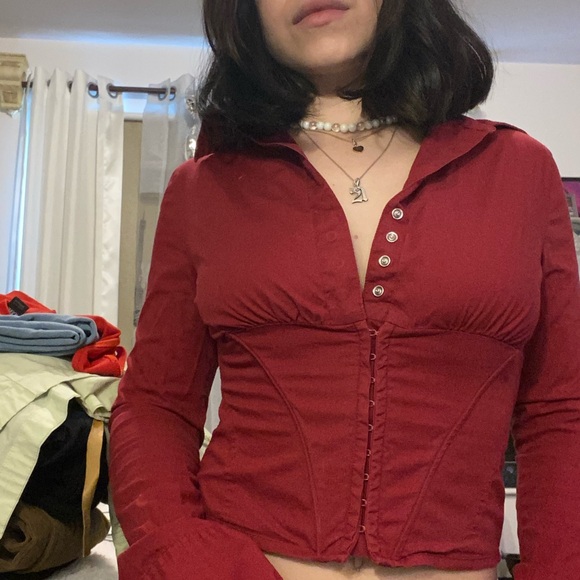 Buffalo corset button up top - Picture 2 of 2